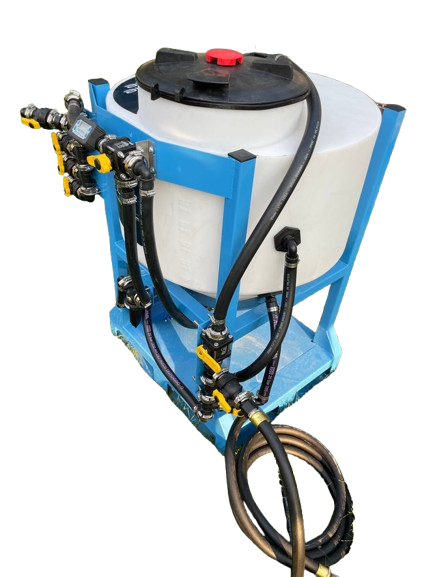 Drone Cone Mixing Station Back