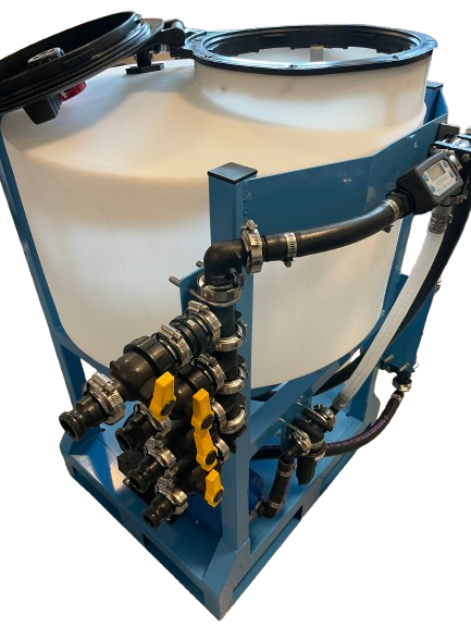 Drone Cone Mixing Station Left Side