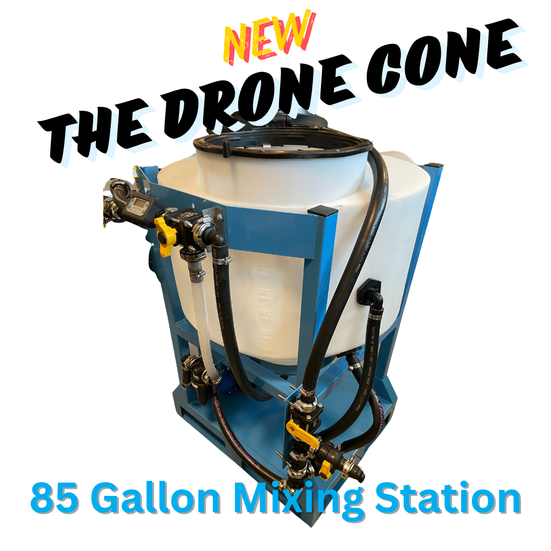Drone Cone Mixing Station Right Side