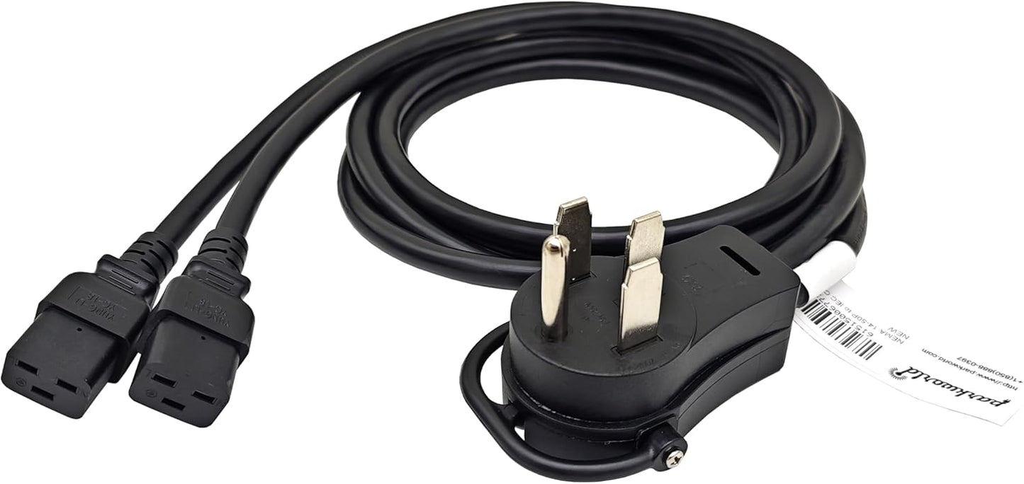 Fast Charge Cable for DJI C8000 or C10000 Intelligent Battery Charger - 220V 50A