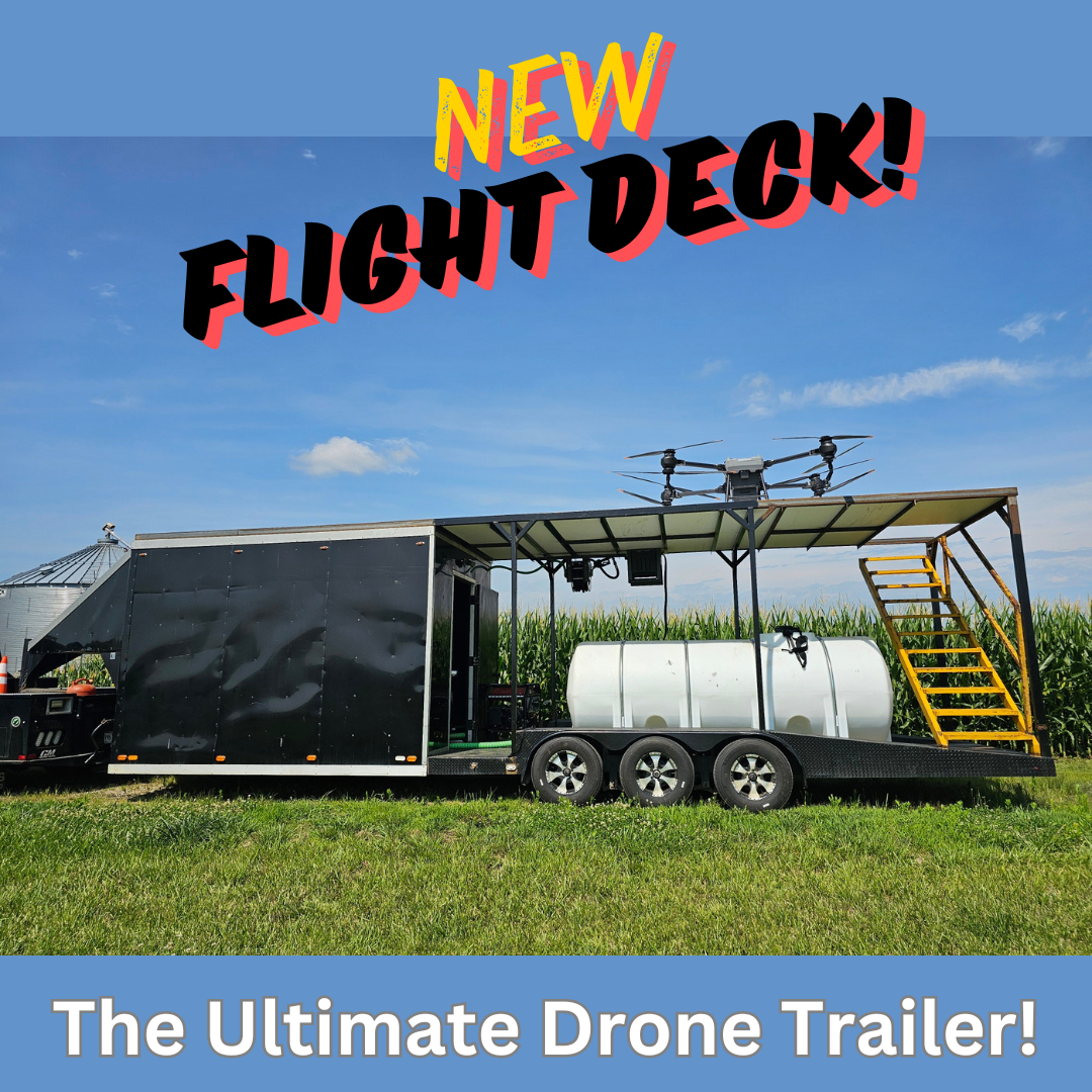 Flight Deck Drone Trailer front view