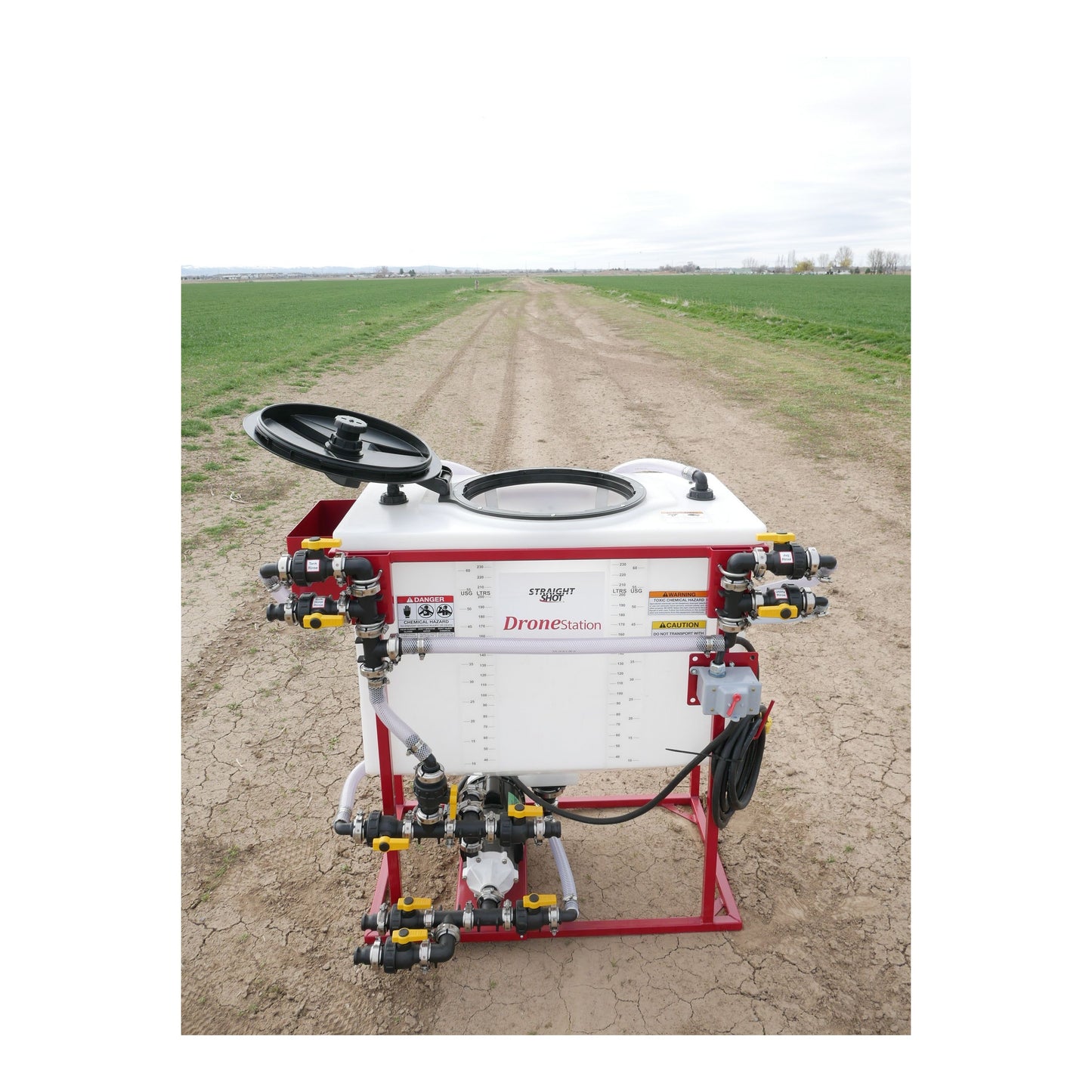 Drone Station Chemical Mixing System front