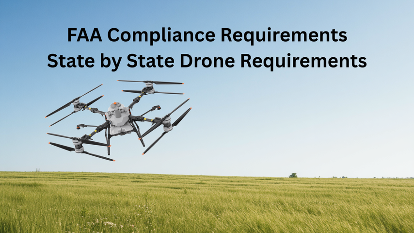 What are the FAA Compliance Requirements for Drone Custom Applicators? What are the State Requirements?