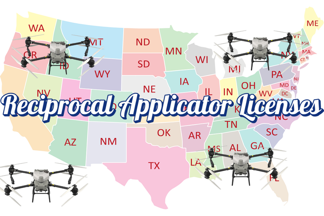 Reciprocal State Licenses for Drone Aerial Applicators