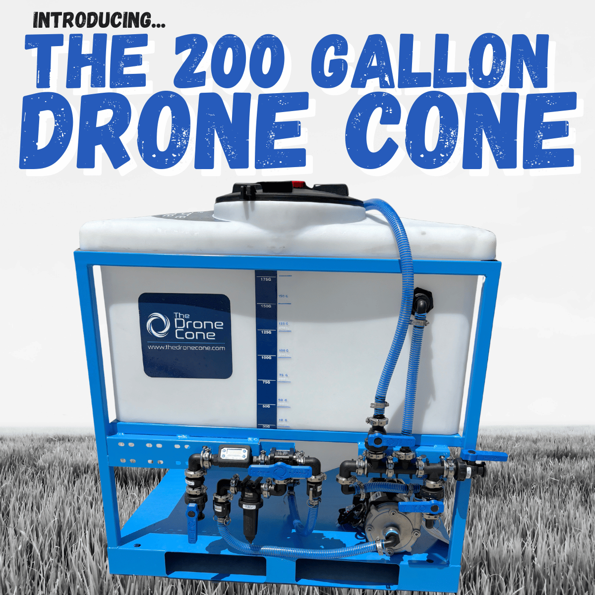 Drone Cone Mixing System - 200 Gallon