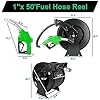 50' Foot Retractable Hose Reel - 1 inch DEF