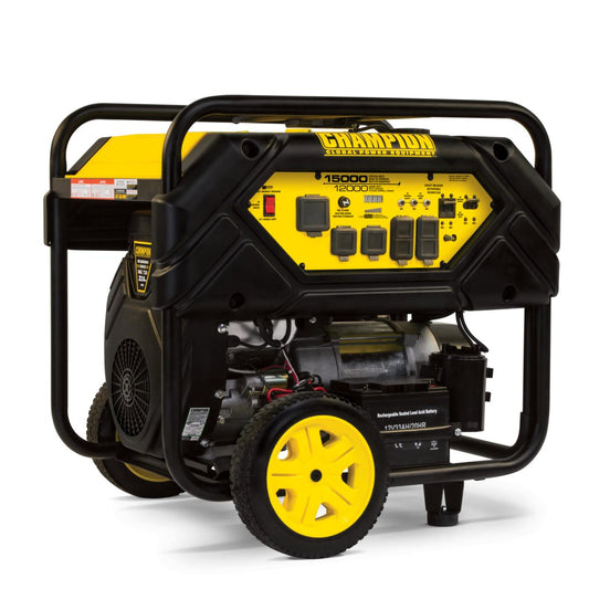 Champion Power Equipment 100111 15,000/12,000-Watt Portable Generator with Electric Start and Lift Hook