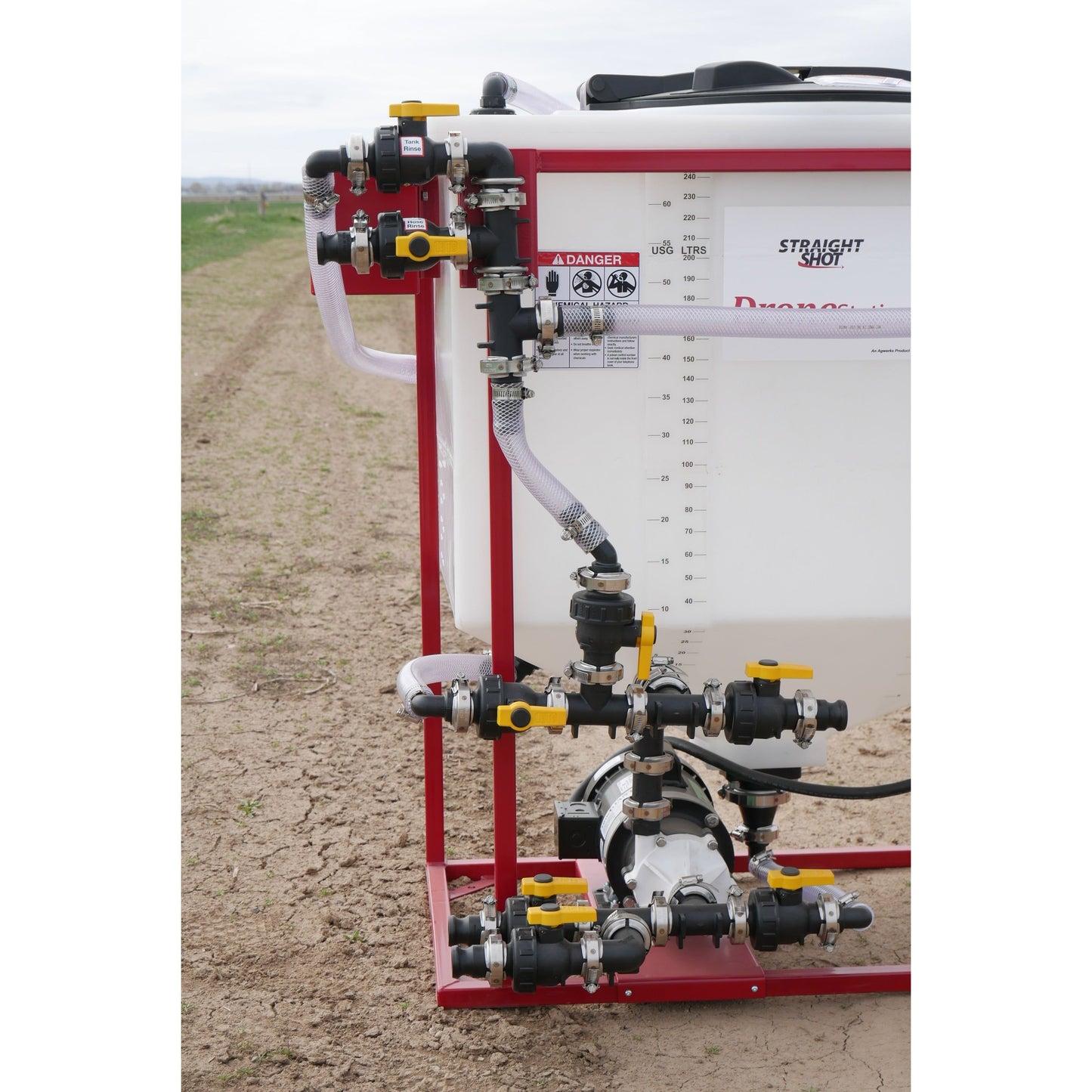 Drone Station Chemical Mixing System Motor Connection System
