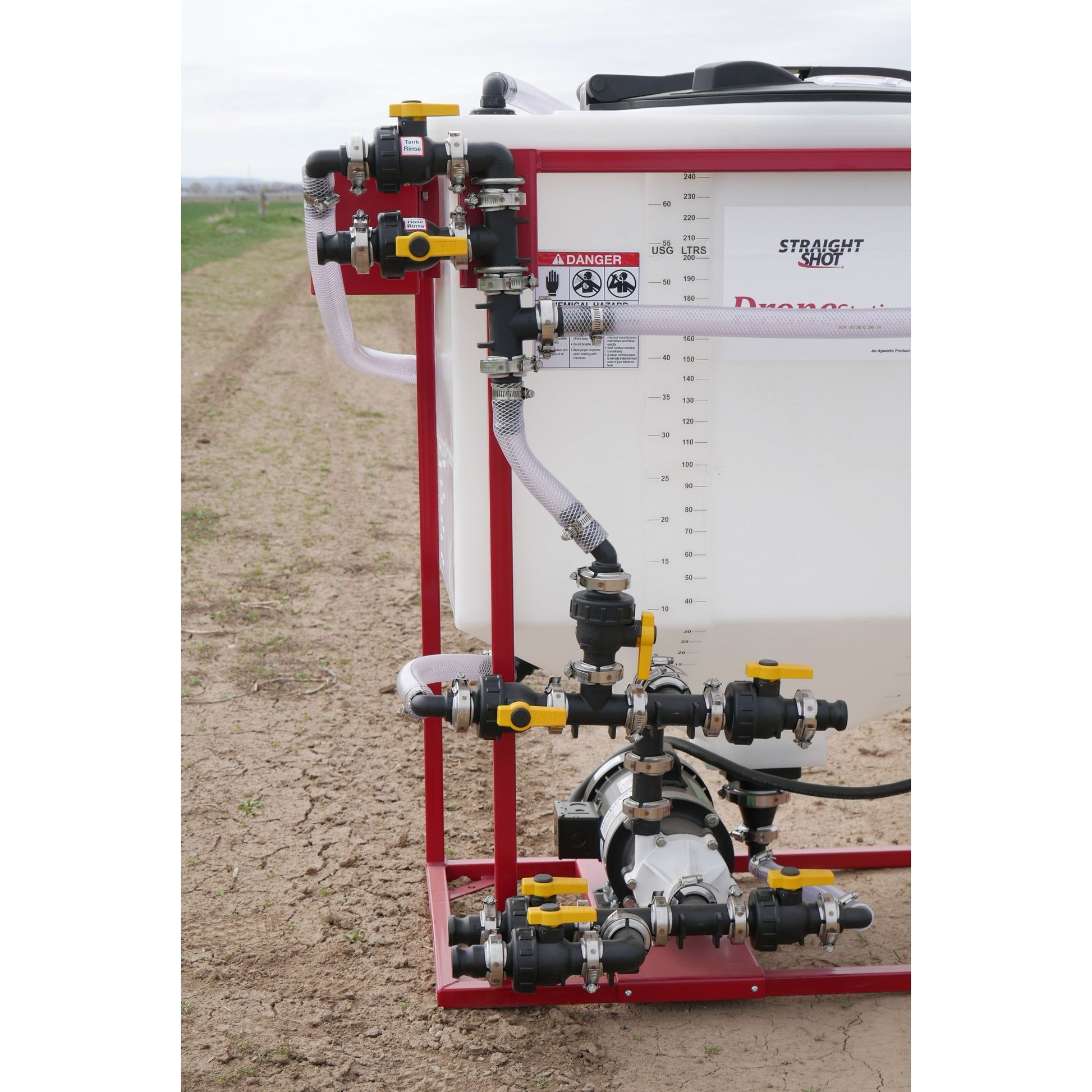 Drone Station Chemical Mixing System Motor Connection System