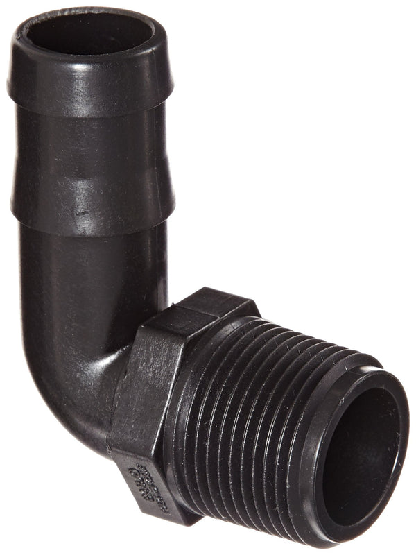 Banjo 1" Barbed x MNPT 90 Degree Elbow HB100-90