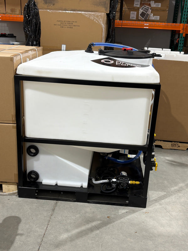 38 gallon freshwater tank, pump and hose for Drone Cone