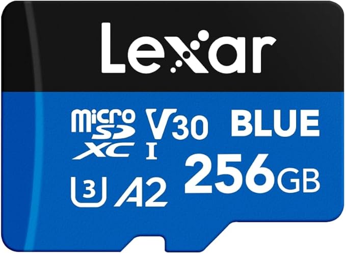 Lexar 256GB Blue Micro SD Card