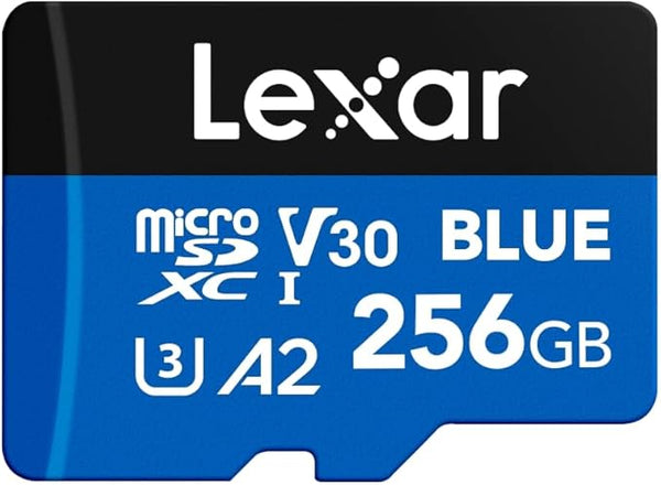 Lexar 256GB Blue Micro SD Card - main product photo