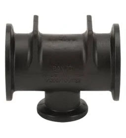 M100TEE Banjo 1 inch tee with flange connections