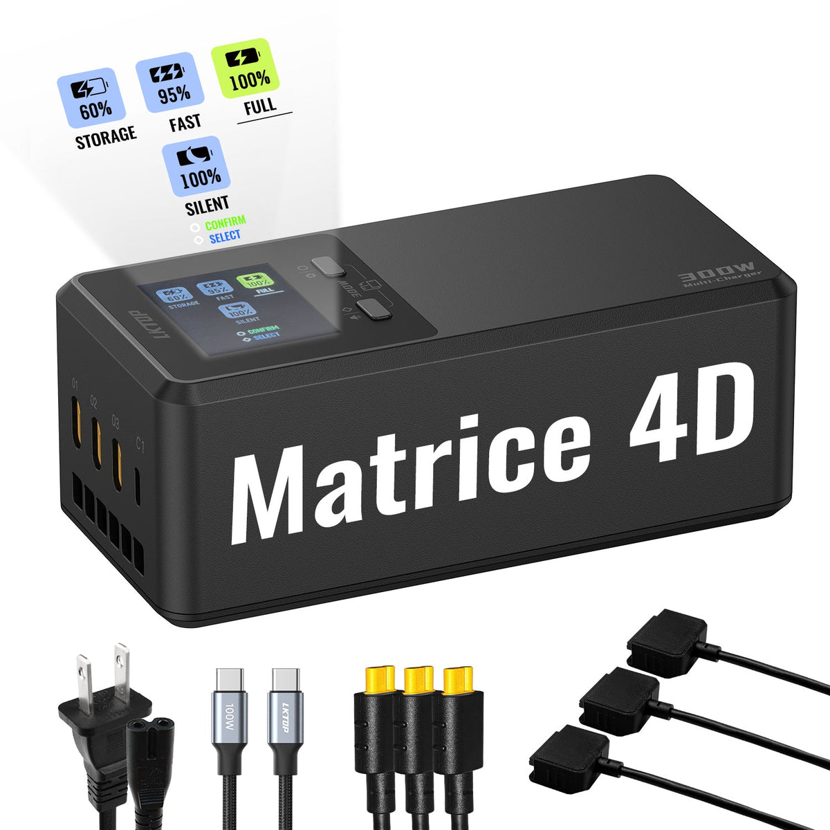 LKTOP 300W charging hub for DJI Matrice 4D/4TD