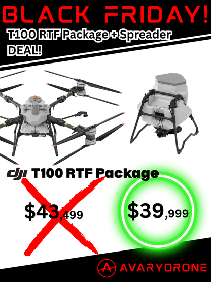 DJI T100 Black Friday Free Spreading System Deal