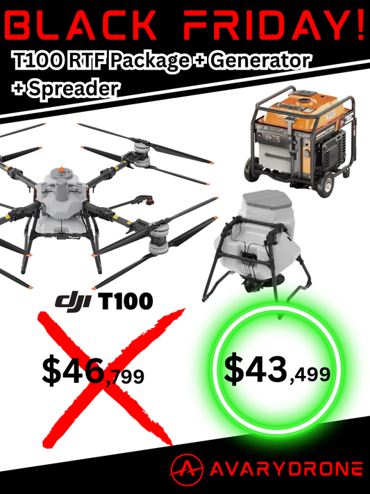DJI T100 Black Friday The Works Package with Free Spreading System