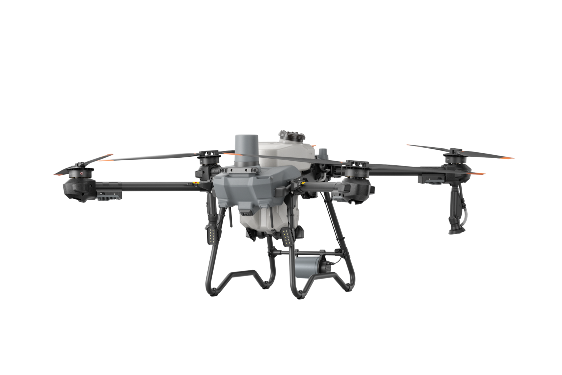 Hexacopter drone on a white background