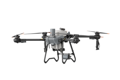 Hexacopter drone on a white background