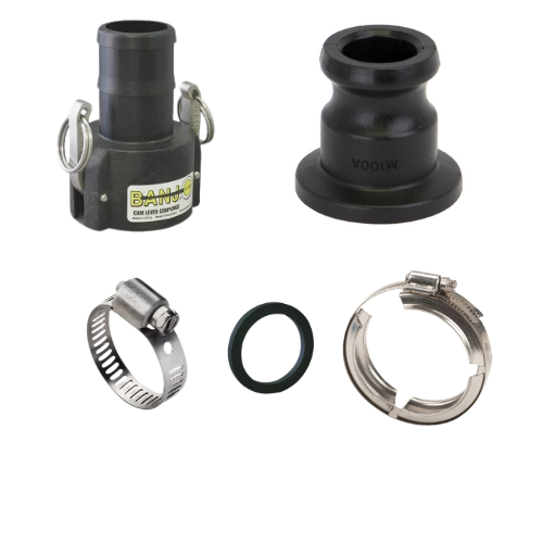 Camlock to 1 inch hose kit for Drone Cone