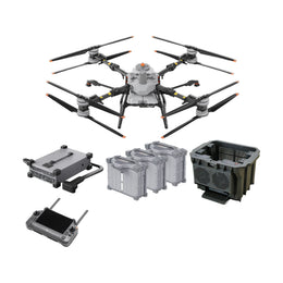 DJI Agras T100 Agriculture Spray Drone on a white background