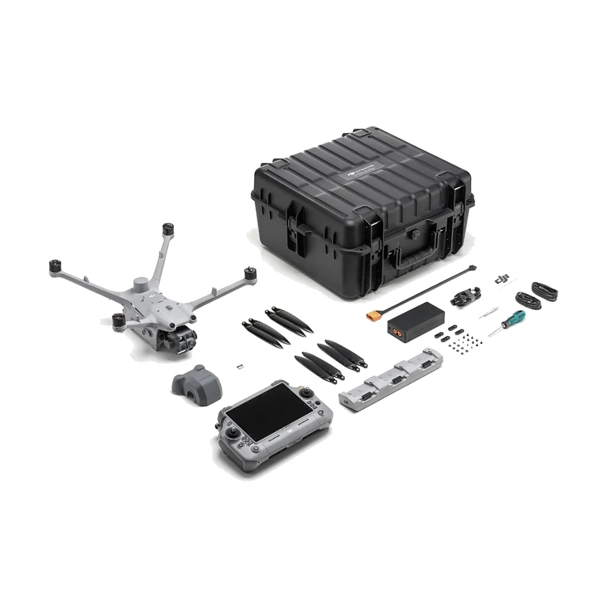 DJI Matrice 4TD Enterprise Drone with Thermal Imaging on a white background